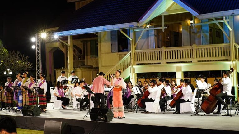 วงดนตรีจุฬาฯ เชมเบอร์ แสดงดนตรีรายการ “ล้านนาลำนำ” ในงานวันพระราชชายาเจ้าดารารัศมี