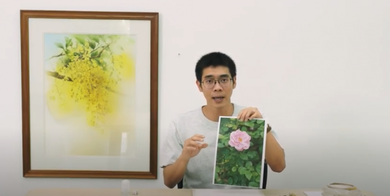 ศิลปะหรรษา: สีสันและดอกไม้