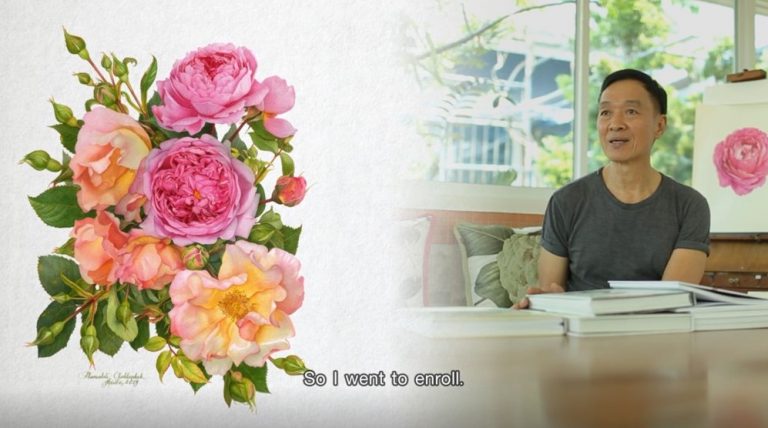 Chula Videotaping Project: “Honoring Artist: Phansakdi Chakkaphak, Botanical Artist