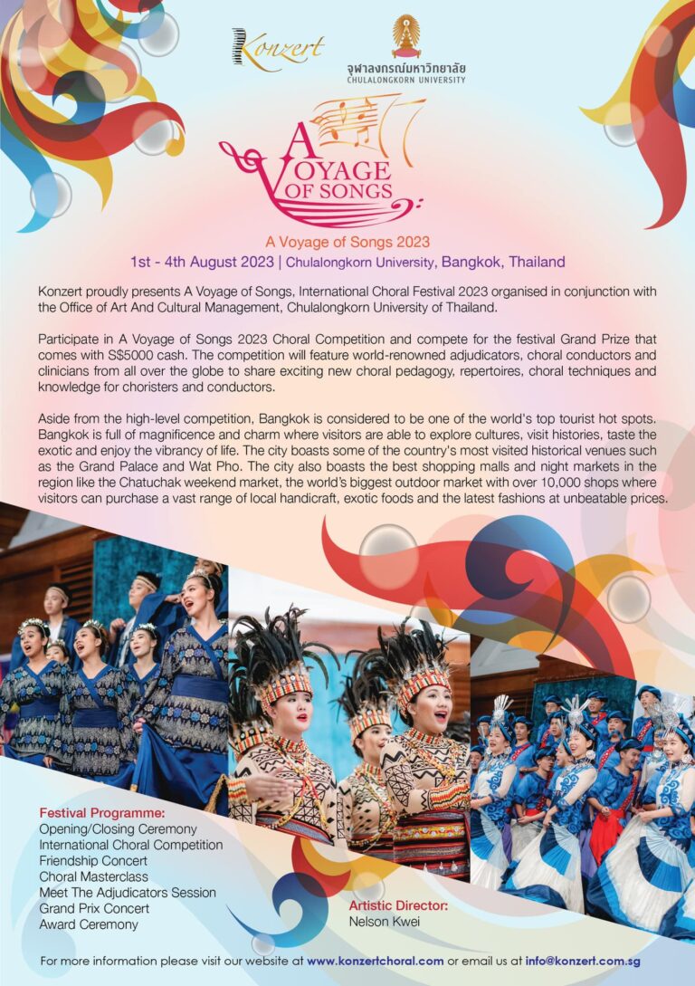 A Voyage of Songs International Choral Festival