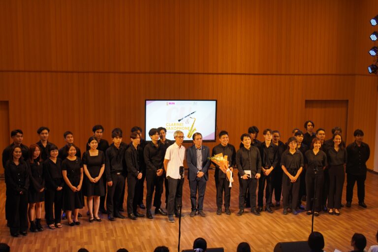 CU Clarinet Ensemble และ CU Saxophone Ensemble จัดการอบรมเชิงปฏิบัติการ และแสดงคอนเสิร์ต ณ มหาวิทยาลัยบูรพา จ.ชลบุรี วันศุกร์ที่ 23 มิถุนายน 2566