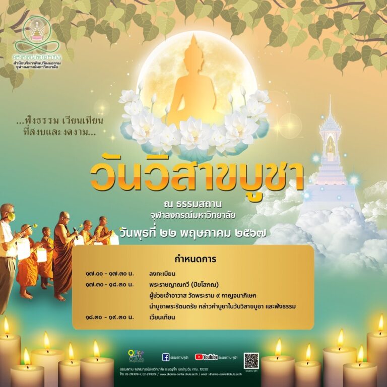 กิจกรรม “วันวิสาขบูชา”